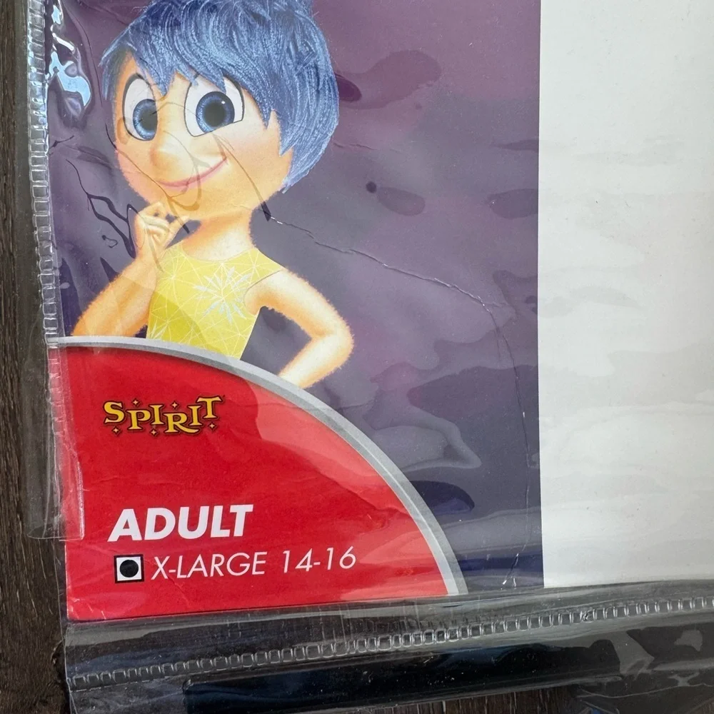 Spirit Joy Inside Out Adult Costume, new